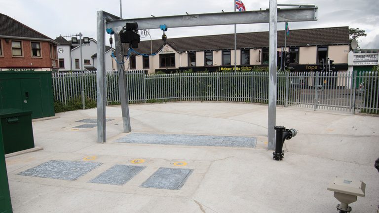 Finished WwPS site with levelled access - Courtesy of NI Water