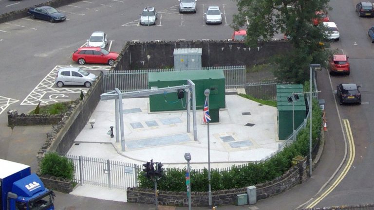 Aerial of completed Galgorm WwPS - Courtesy of NI Water