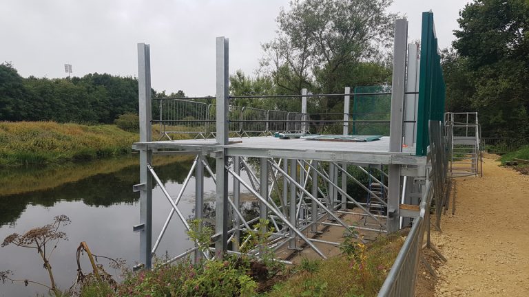 Steelwork superstructure - Courtesy of Mott MacDonald Bentley