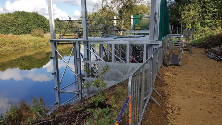 Steelwork superstructure - Courtesy of Mott MacDonald Bentley