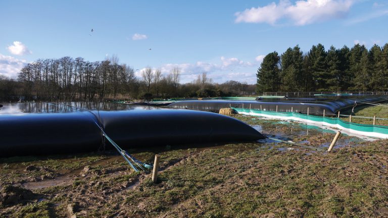 Geobag nearing full capacity - Courtesy of Stantec