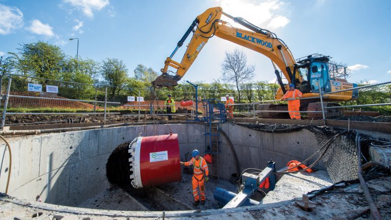 TBM installation positioning - Courtesy of SW/SNS Photography