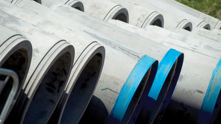 Concrete tunnel pipe sections - Courtesy of SW/SNS Photography