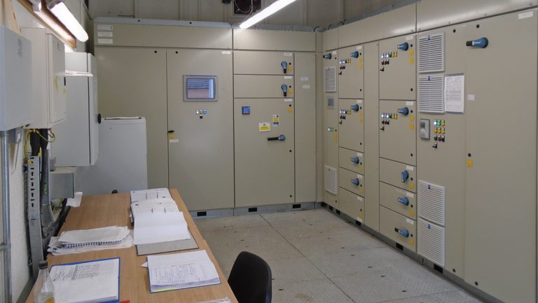 Mains/generator changeover panel - Courtesy of Mott MacDonald Bentley