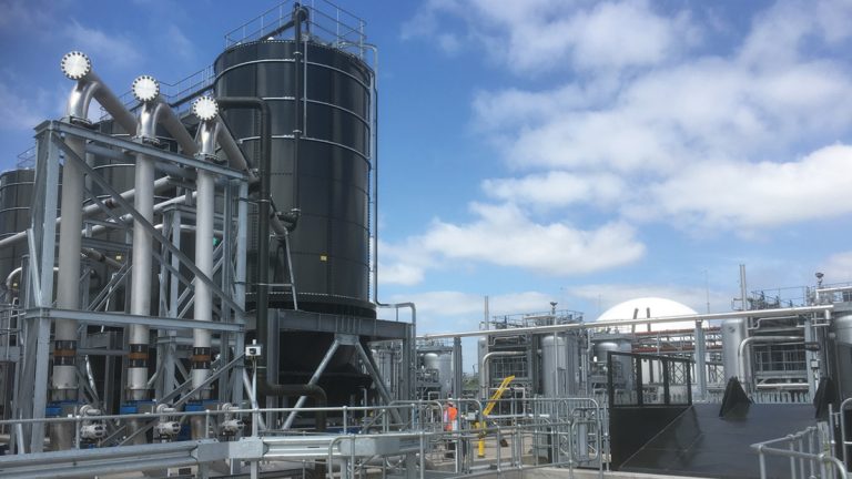 Cake bunker and silo feed pipework 316 stainless steel schedule 10 PN25 - Courtesy of Stantec Treatment