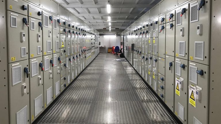 THP motor control centre - Courtesy of MWH Treatment