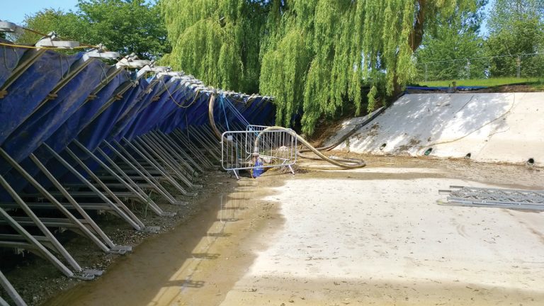 Porta dam for the River Avon - Courtesy of NMCNomenca