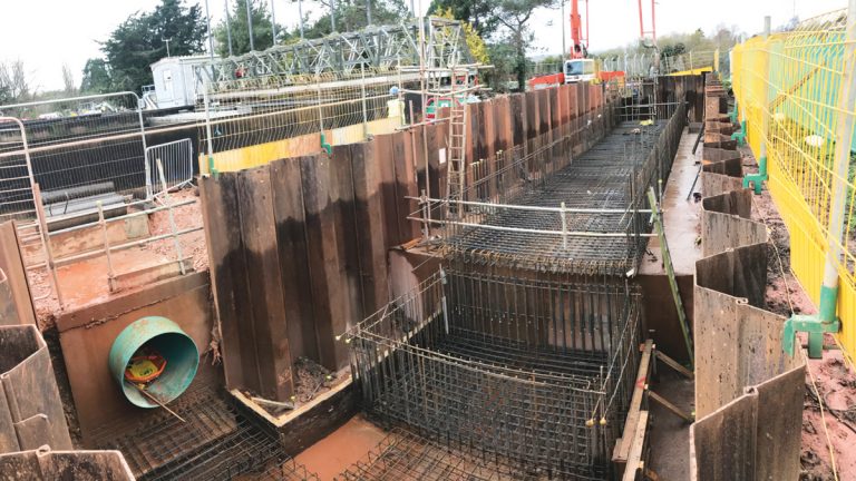 Countess Wear UV irradiation channel RC base - Courtesy of SWW Delivery Alliance H5O