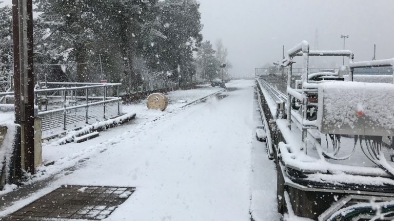 Severe weather during construction - Courtesy of SWW Delivery Alliance H5O