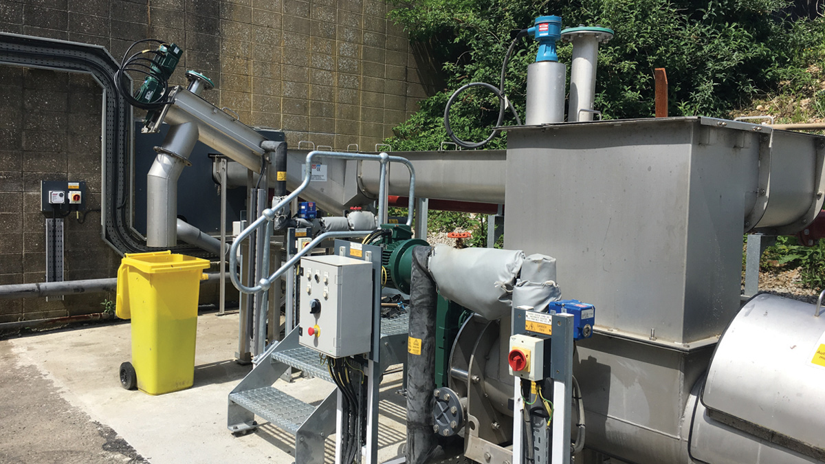 Coarse screen screenings handling area - Courtesy of SWW Delivery Alliance H5O