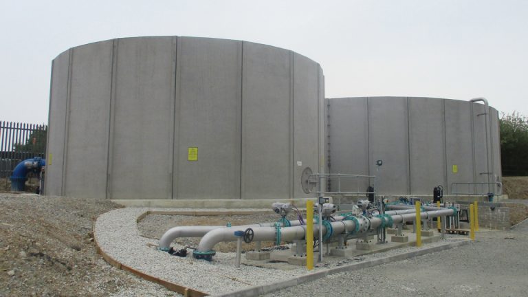 GAC dirty wash water and Regen tanks - Courtesy of SWW Delivery Alliance H5O