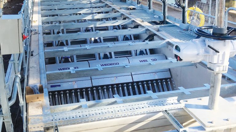 Wedeco UV disinfection system at Countess Wear - Courtesy of SWW Delivery Alliance H5O