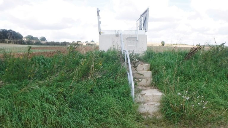 Figure 1: Early consultation with the supplier could have identified the need for a more appropriate access solution to secure the borehole and protect operatives