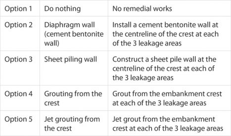 Island Barn Reservoir options