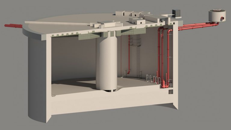 Fishers Field detention tank 3D model - Courtesy of MMB