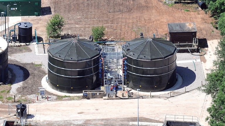 New sludge tanks - Courtesy of C2V+