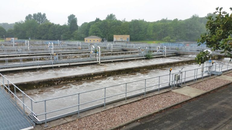 Rochdale WwTW FBDA plant - Courtesy of United Utilities