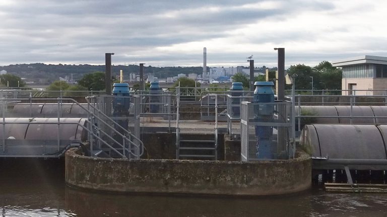 Widnes WwTW Orbals plant - Courtesy of United Utilities