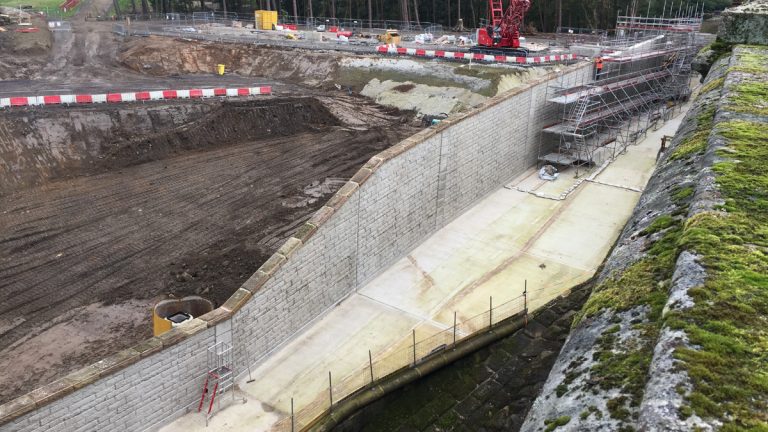 Figure 6: Overflow channel coping reinstatement - Courtesy of MMB