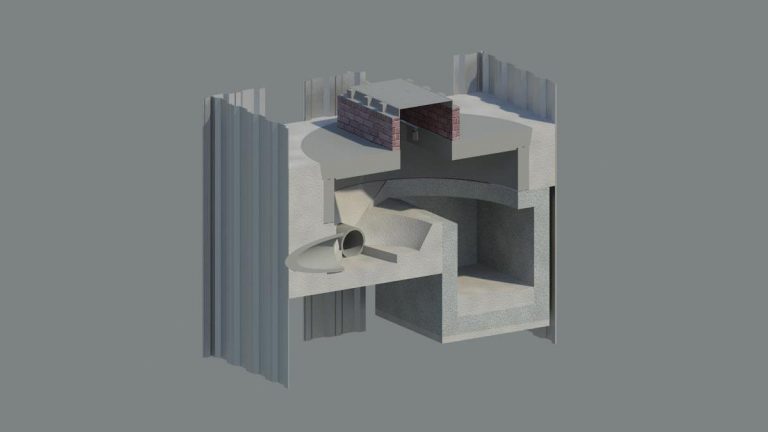 Design model of the overflow chamber - Courtesy of MMB