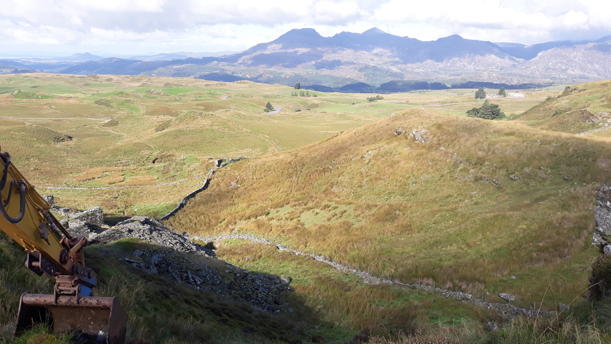 Steep section access - Courtesy of Dŵr Cymru Welsh Water
