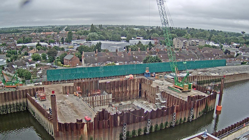 Still from Boston Barrier webcam - Courtesy of BMMJV