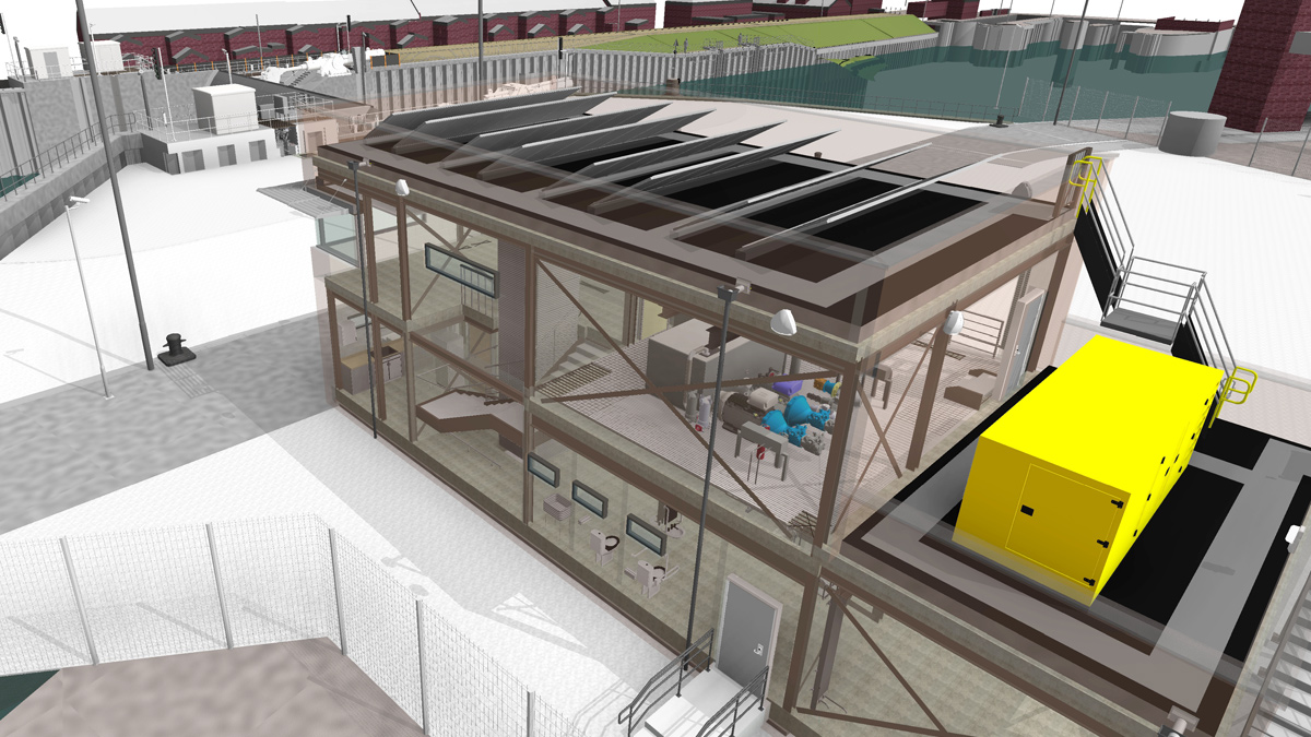 Control building north-east - Courtesy of BMMJV