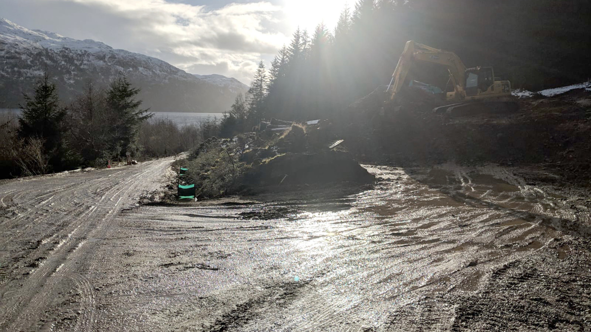 Main WTW site with Loch Ness in background - Courtesy of ESD