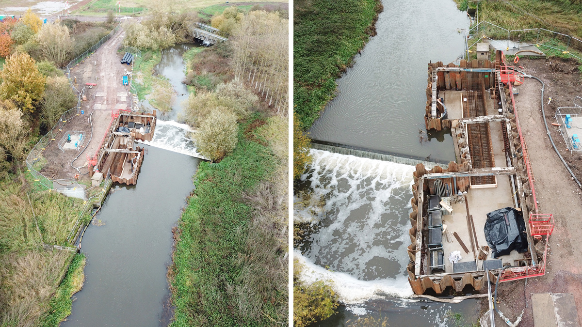 Blythe & Bourne Fish Passage - Courtesy of Galliford Try