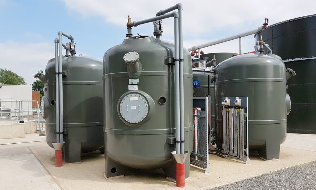 The fully-commissioned FilterClear plant - Courtesy of Bluewater Bio Ltd