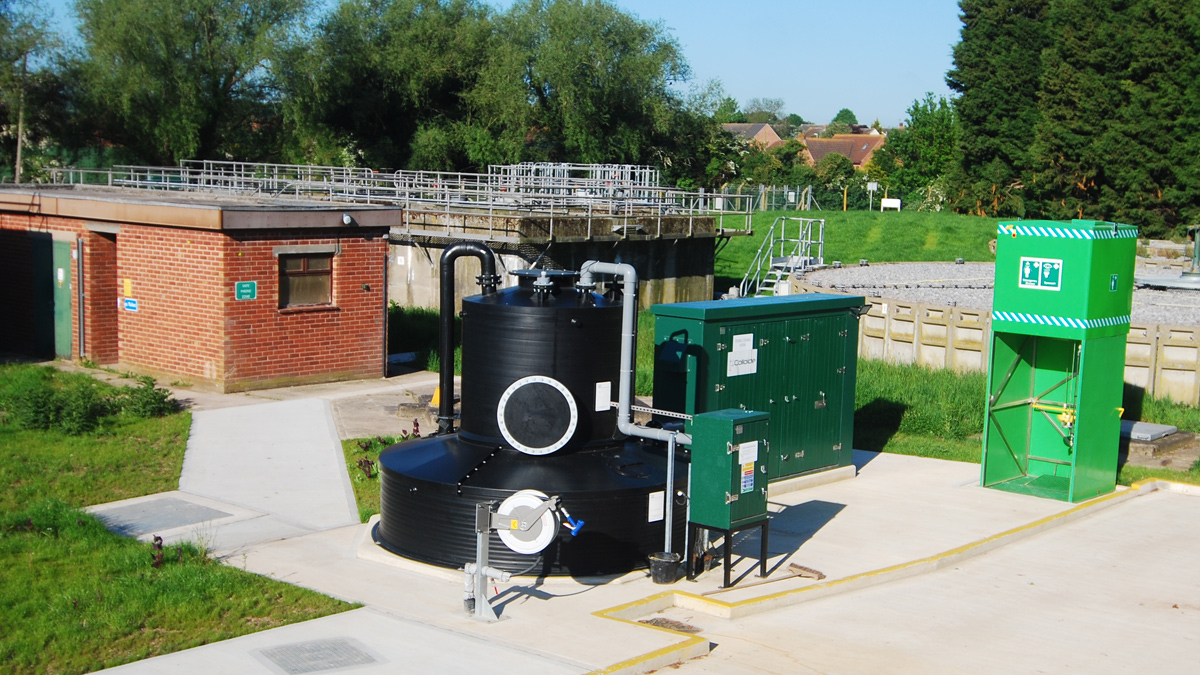 Ferric dosing installation - Courtesy of Galliford Try