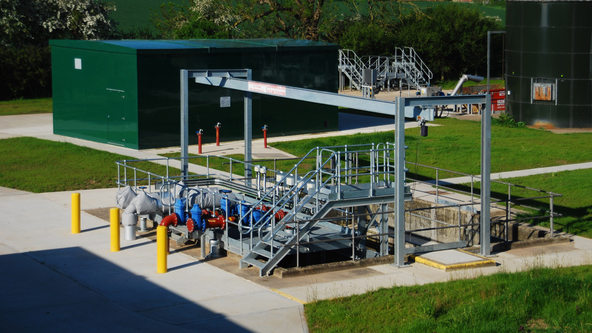 Re-purposed humus tank as FFT Storm Pumping Station - Courtesy of Galliford Try