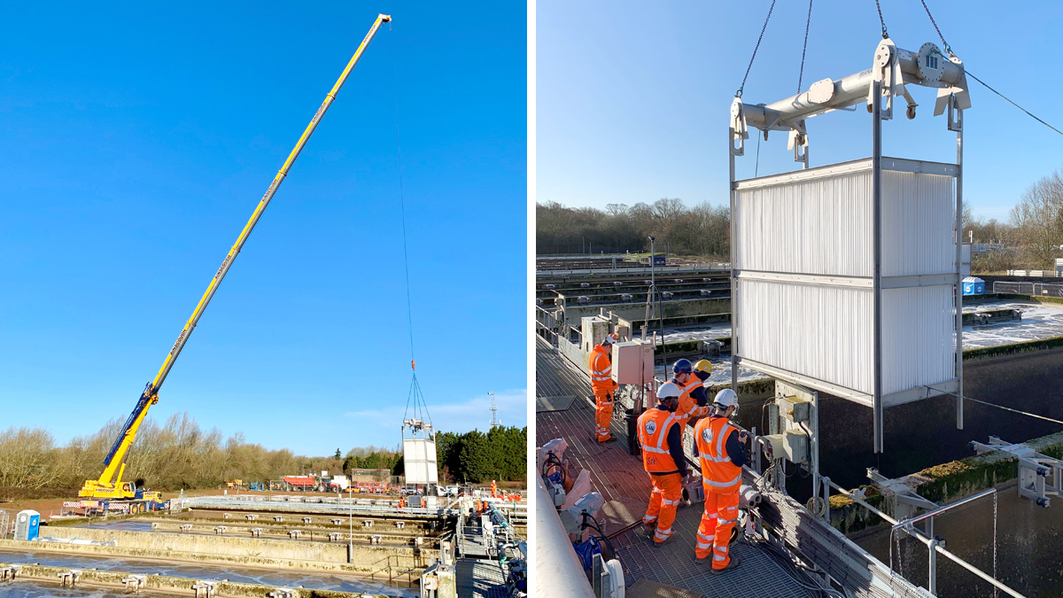 IFAS cage installation - Courtesy of Costain