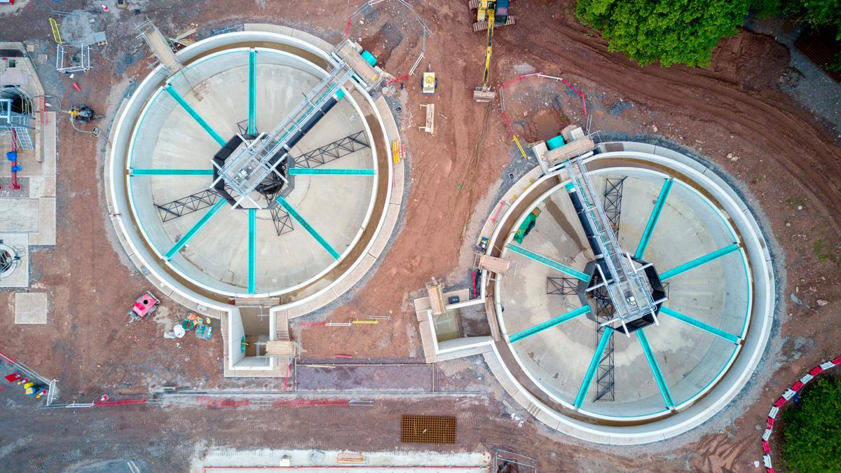 CoMag clarifiers - Courtesy of Costain