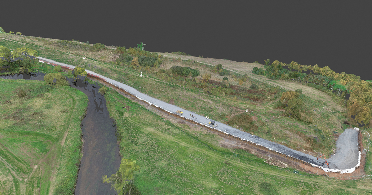 Aerial view of Curdworth Lagoon - Courtesy of Severn Trent