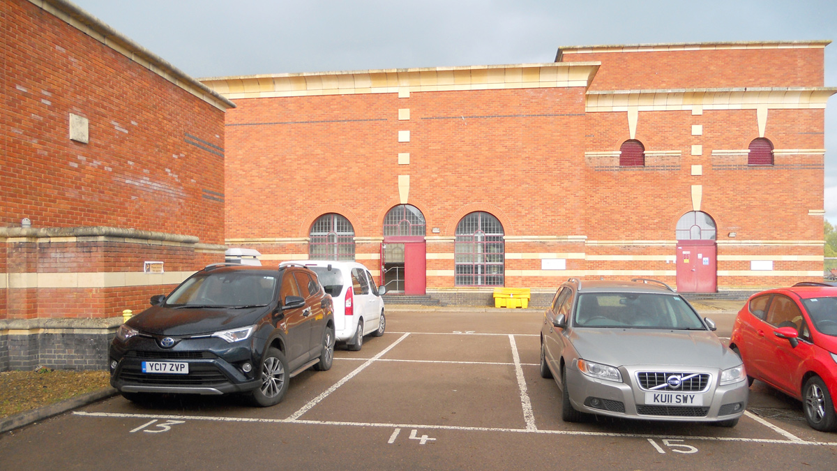 Mythe WTW - Main car park before UV plant - Courtesy of CiM6