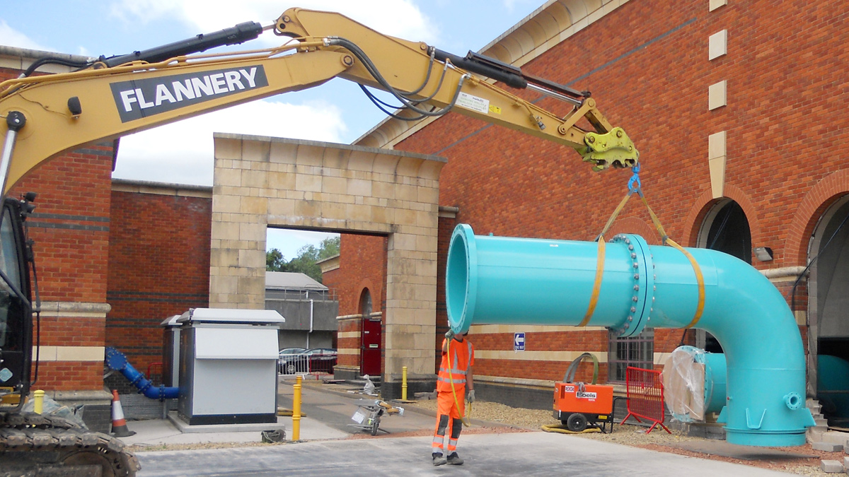 UV plant pipework assembly - Courtesy of CiM6