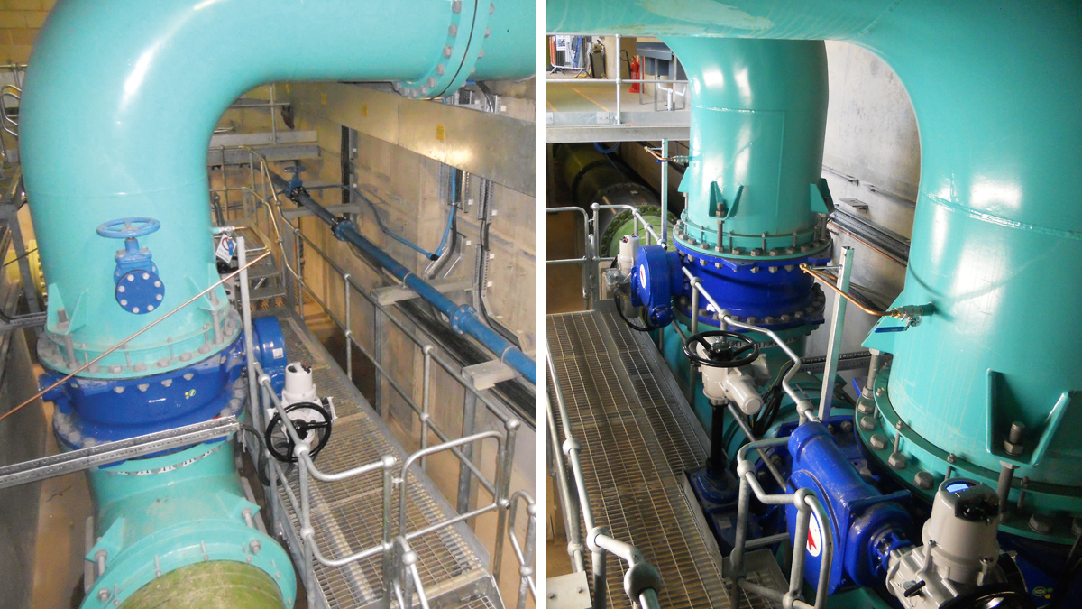 New valve access platform in pipe gallery - Courtesy of CiM6