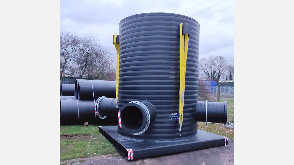 DfMA distribution chamber - Courtesy of MWH Treatment