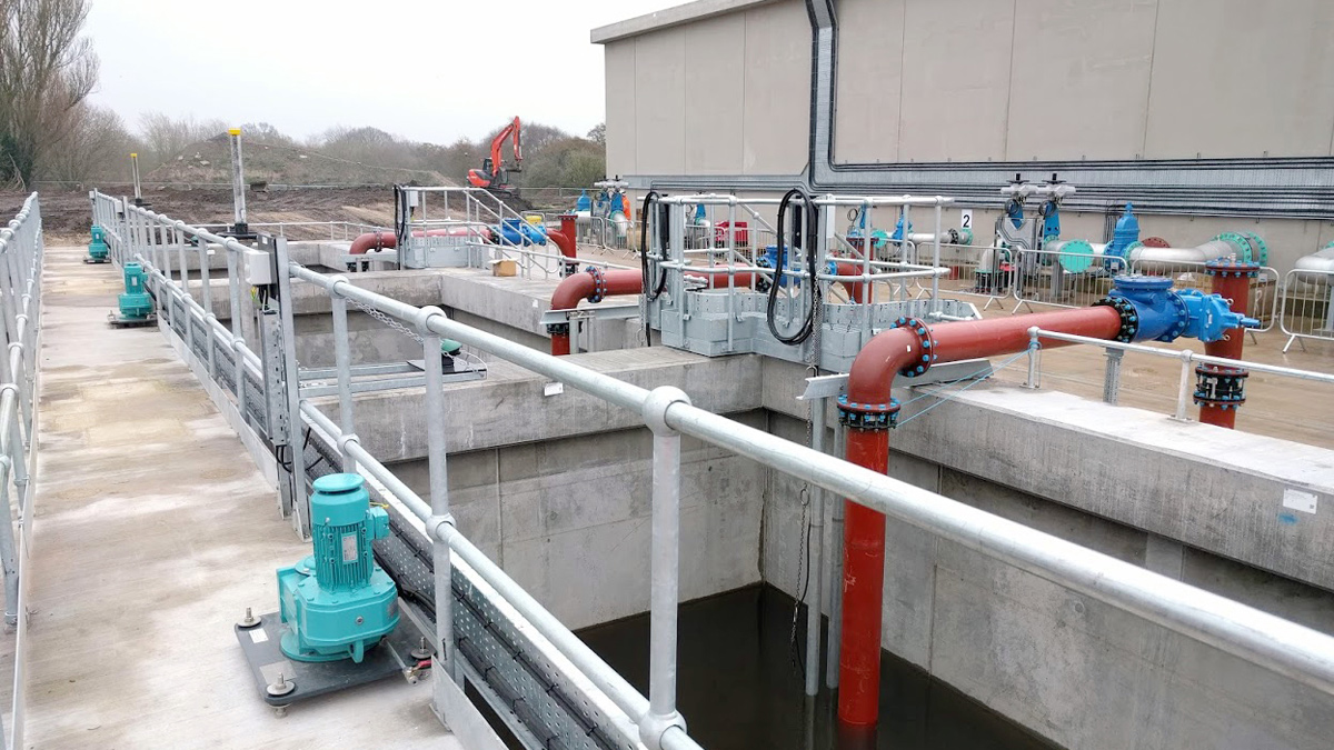 Buffer tank and Nereda reactors - Courtesy of MMB