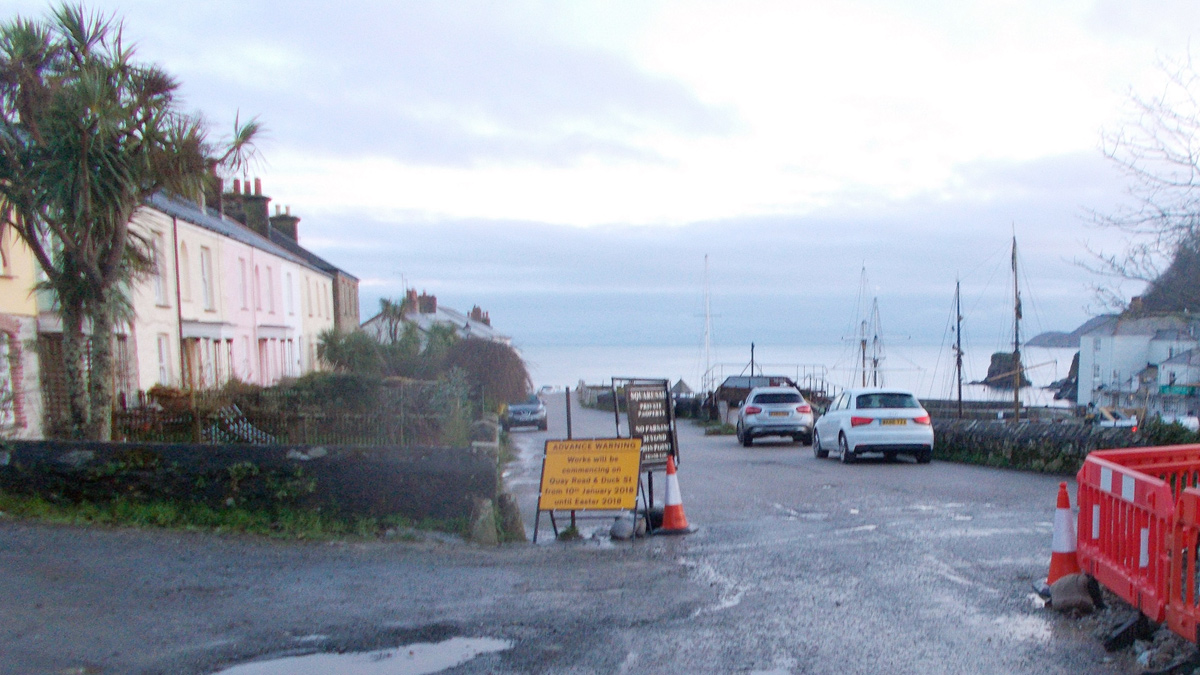 View of Quay Road - Courtesy of R&M Utility & Civil Engineering Services
