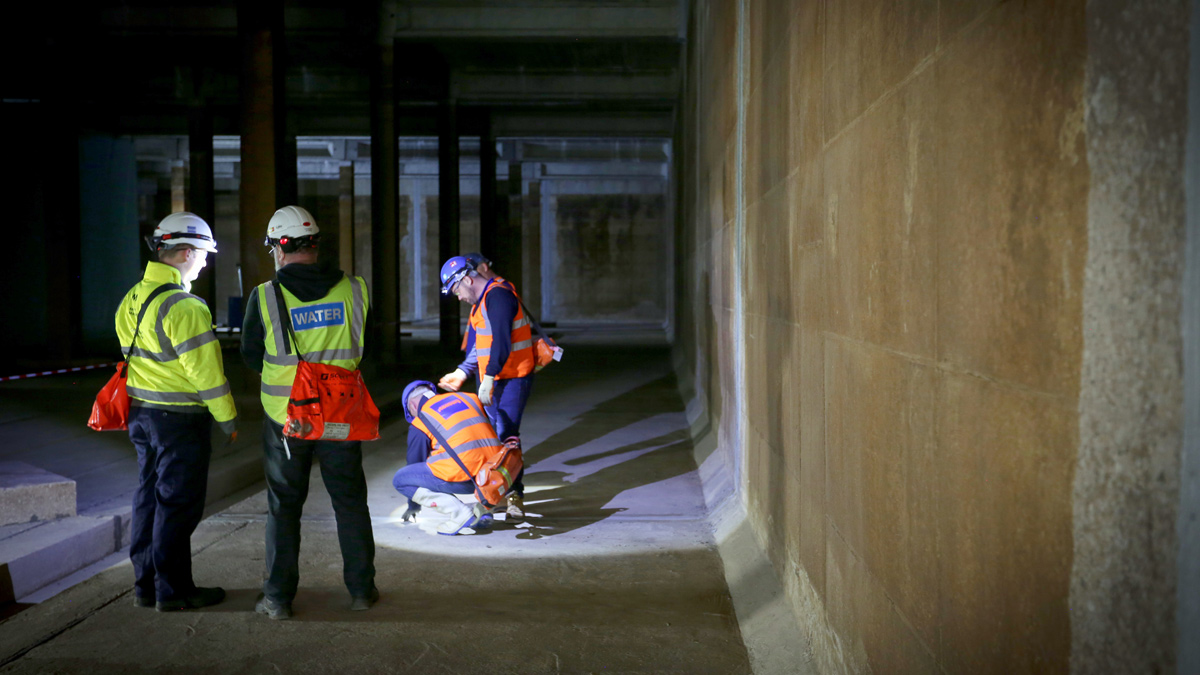 Inspection of DWI Regulation 31 approved overbanding system - Courtesy of Stonbury