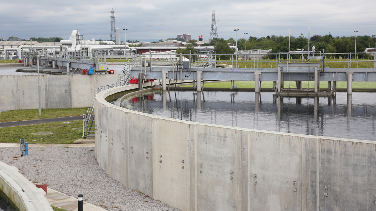 Final settlement tanks - Courtesy of United Utilities