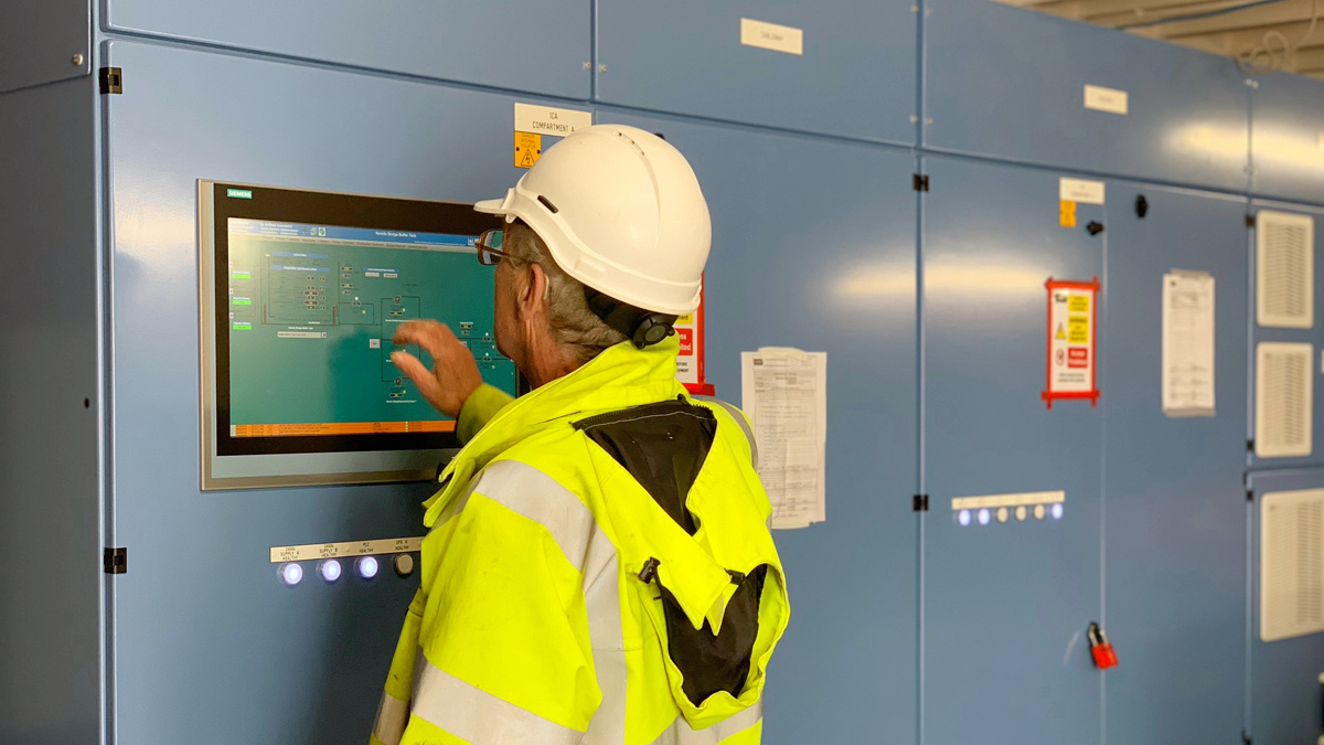 New MCC and HMI panel - Courtesy of United Utilities