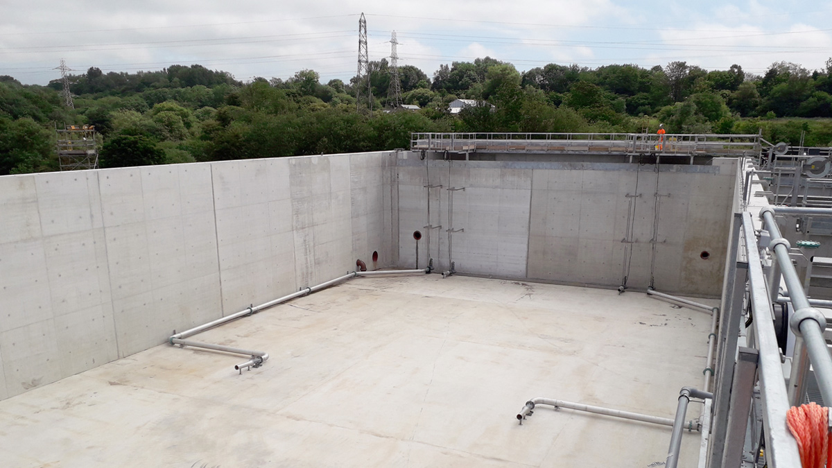 Failsworth WwTW - New 10,000m3 storm tank - Courtesy of Laing O’Rourke