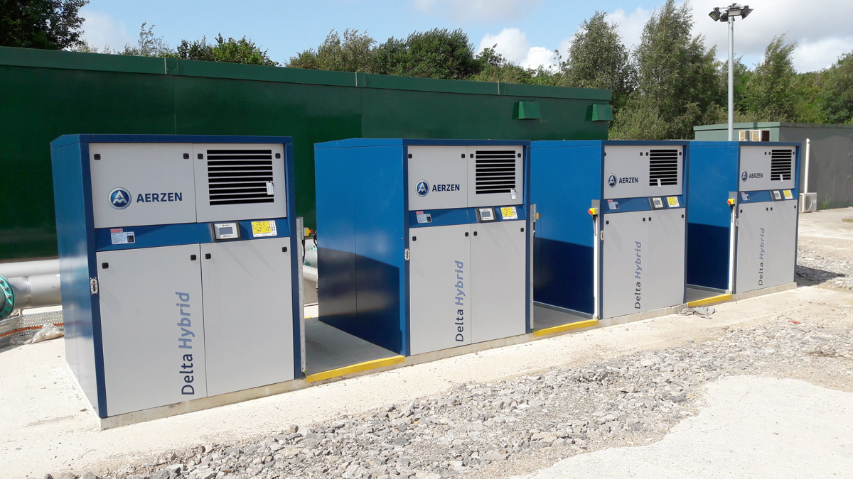 Aeration blowers from Aerzen Machines - Courtesy of United Utilities