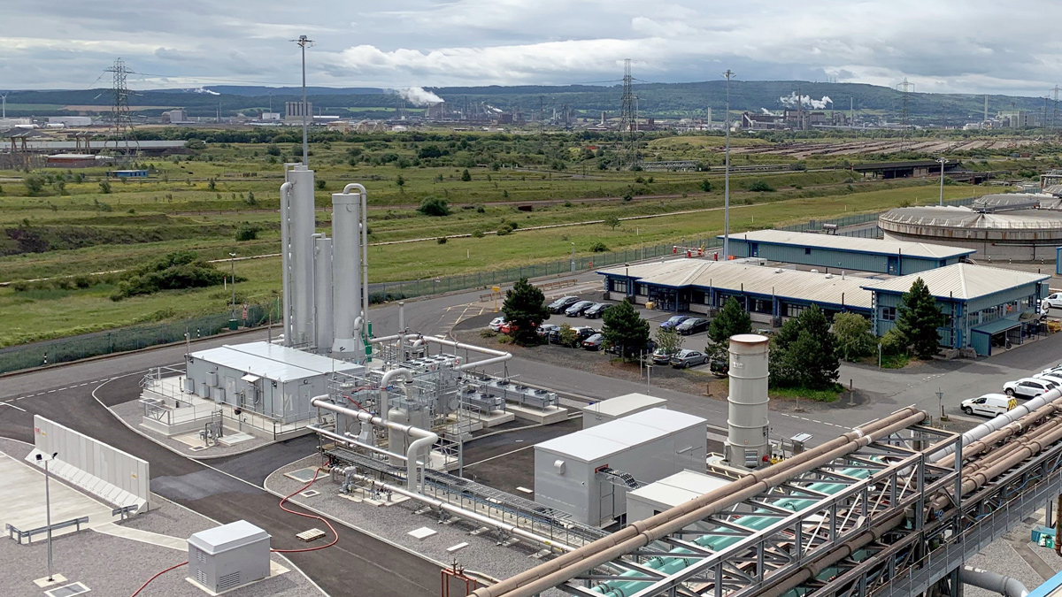 Completed gas to grid plant - Courtesy of Interserve Construction