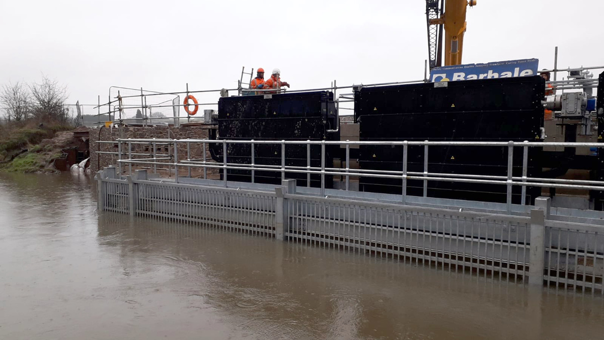 River Intake within the River Severn - Courtesy of Severn Trent