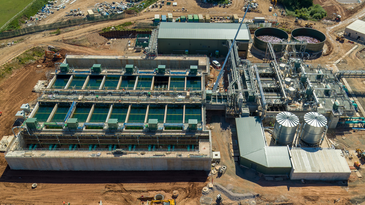 RGFs in operation (left) and completed SBLs (right) - Courtesy of Severn Trent