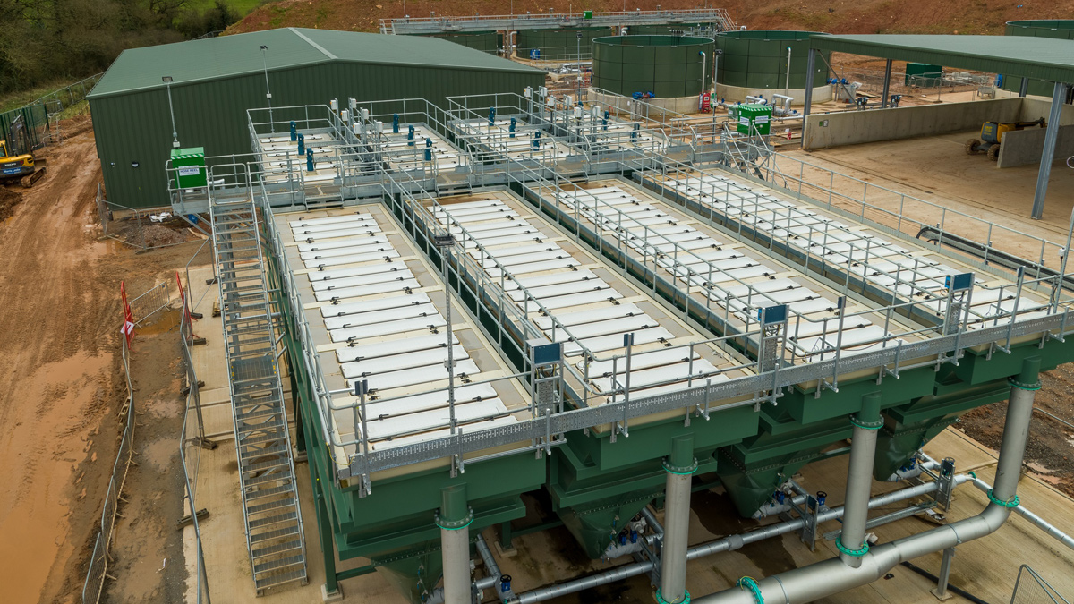 Wash water lamella for sludge treatment from Paques bv - Courtesy of Severn Trent